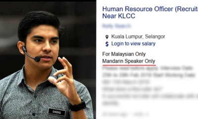 Syed Saddiq Wants To Investigate Employers Who Seek "Mandarin Speakers" In Job Ads, Netizens Outraged - WORLD OF BUZZ 1