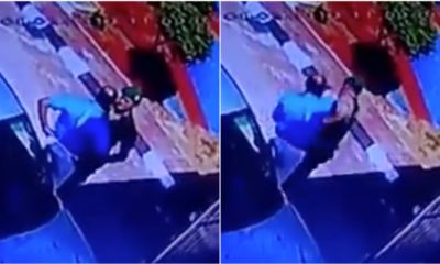 Video: Army Personnel Punched By Superior Officer After Mistakenly Stopping His Car At The Gate - WORLD OF BUZZ 2