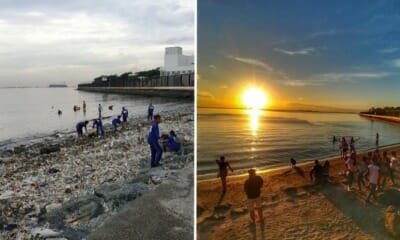 Volunteers Clean 45 Tonnes Of Garbage Off Manila Bay Beach, You Won't Believe The Transformation - WORLD OF BUZZ 3