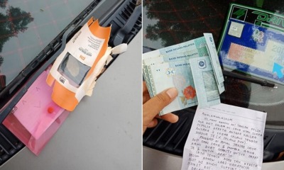 M'sian Received RM150 From Generous Stranger That Realized Her Road Tax Has Expired - WORLD OF BUZZ