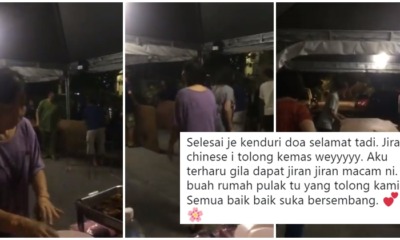 Gotong Royong Spirit Not Dead As Malaysian Families Band Together To Clean Up After Kenduri - WORLD OF BUZZ 1