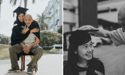 Heartwarming Photos Of S'porean Student Who Flew Back Home to Take Grad Photos With Grandpa Go Viral - WORLD OF BUZZ 6