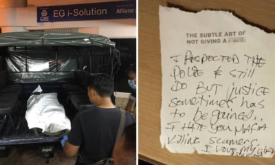 Irish Man Found Murdered in Penang Apartment, Suspect Leaves Note at Scene - WORLD OF BUZZ