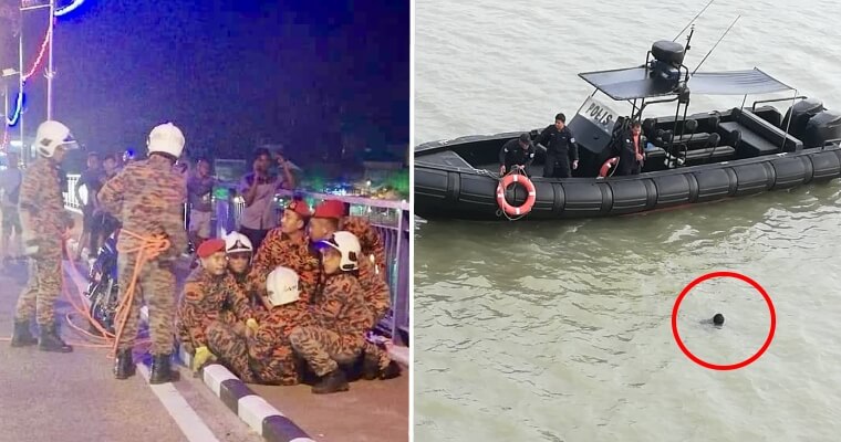 JB Man Returns and Jumps Off Bridge Despite Being Talked Down with Ciggy the Day Before - WORLD OF BUZZ