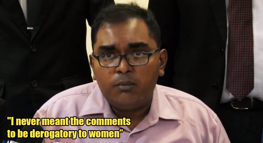 Kiren Raj Issues Public Apology for His Sexist Remarks and Asks Public to Forgive Him - WORLD OF BUZZ