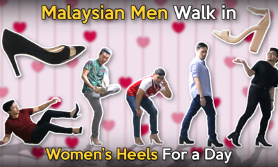 Malaysian Men Walk in Women's Heels For a Day - WORLD OF BUZZ