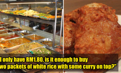 M'sian Man Sees Poor Kid Begging For Money At Mamak, So He 'Belanja' 2 Packets of Rice And 4 Ayam Goreng - WORLD OF BUZZ