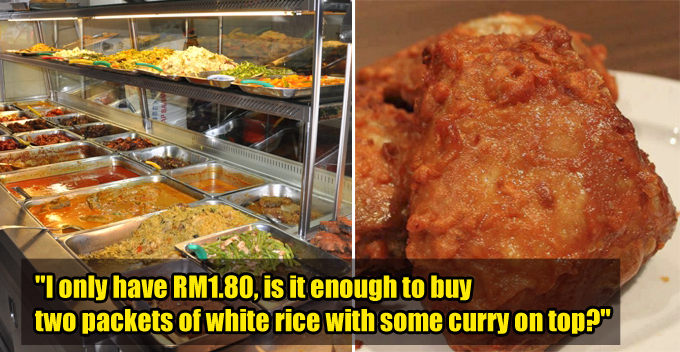 M'sian Man Sees Poor Kid Begging For Money At Mamak, So He 'Belanja' 2 Packets of Rice And 4 Ayam Goreng - WORLD OF BUZZ