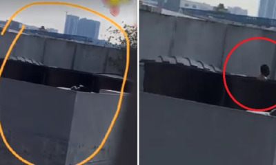 M'sians Grossed Out By Man Bathing in Sungai Besi Mamak's Rooftop Water Tank - WORLD OF BUZZ 1