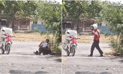 No Matter The Weather, Abang Posmen Will Be There - WORLD OF BUZZ 4