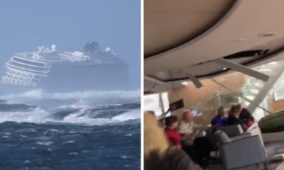 Shocking Videos Of Passengers Thrown Around Cruise Ship After Engines Fail During Storm Go Viral - WORLD OF BUZZ