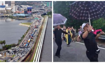 These Tourists Were Stuck on Malaysia-Singapore 2nd Link for 8Hrs, So They Started Dancing & Singing - WORLD OF BUZZ