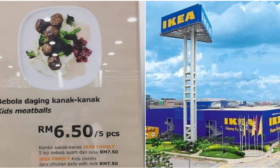 This IKEA Kid's Menu Poster Is Telling Everyone they can Eat "Bebola Daging Kanak-Kanak" - WORLD OF BUZZ
