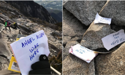 Tourists Leaving Behind Notes With Their Names On Top Of Mount Kinabalu - WORLD OF BUZZ 4