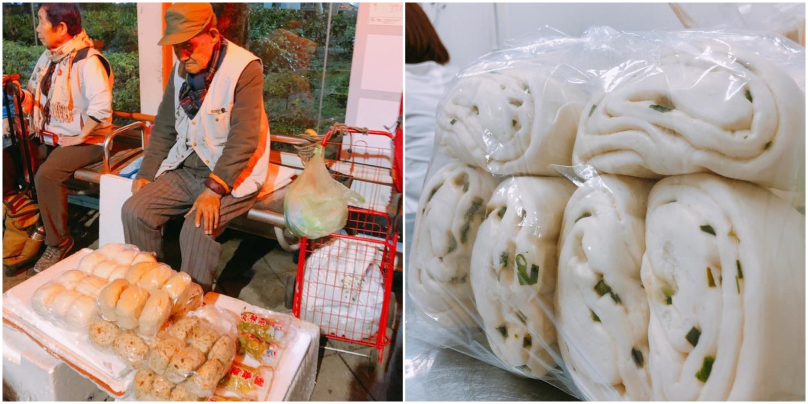 105yo Man Sells Mantou All Day and Night Despite Old Age to Support Sick Son - WORLD OF BUZZ 2