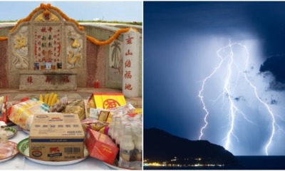 30yo Man Dies After Being Struck by Lightning While Sweeping Tomb for Qing Ming - WORLD OF BUZZ 1