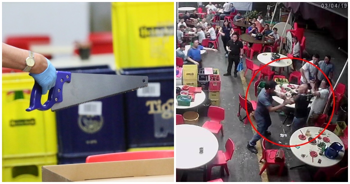 51yo Man Attacks Smoker in Kopitiam with 30cm Saw After He Ignores Request to Stop Smoking - WORLD OF BUZZ 2