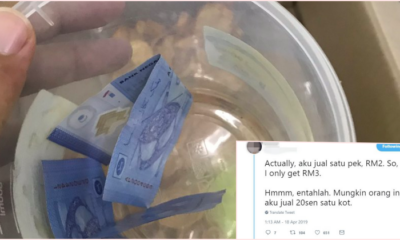 Dishonest University Students Took Food Without Paying, Leaves Only RM3 For Seller - WORLD OF BUZZ 1