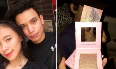 Loving Boyfriend Surprises Girlfriend With Low Self-Esteem With Makeup So She Could Feel More Confident - WORLD OF BUZZ 6