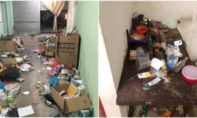 Miri School Teacher Leaves Behind Shocking Piles of Rubbish Everywhere in Rented Terrace House - WORLD OF BUZZ
