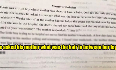 This Dirty Joke Makes It Into Students' Homework Booklet And Even Asked About Their Thoughts - WORLD OF BUZZ