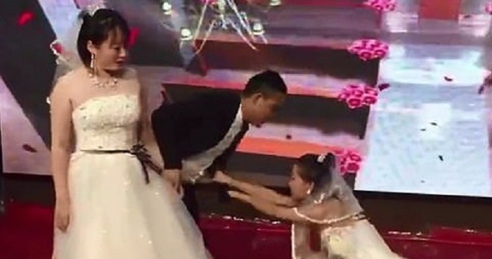 Video Of Groom's Ex-Girlfriend Wearing A Bridal Gown to His Wedding Goes Viral - WORLD OF BUZZ 2