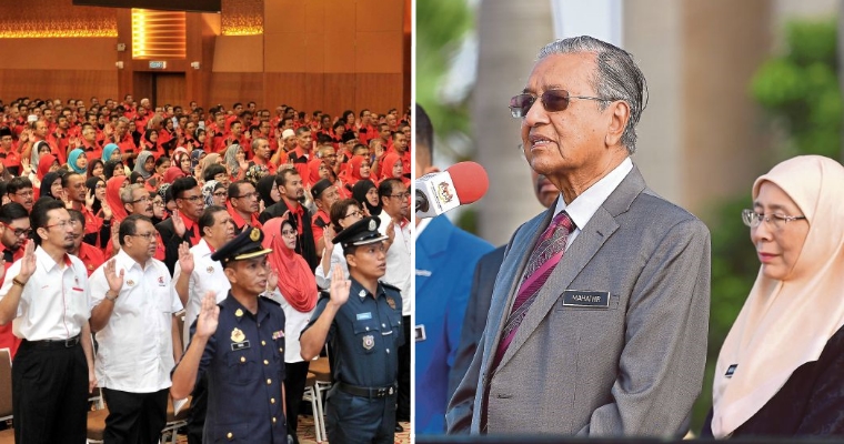 Without Hard Work, Prayers Will Not Bring Success Dr.M Says To Civil Servants - WORLD OF BUZZ 2