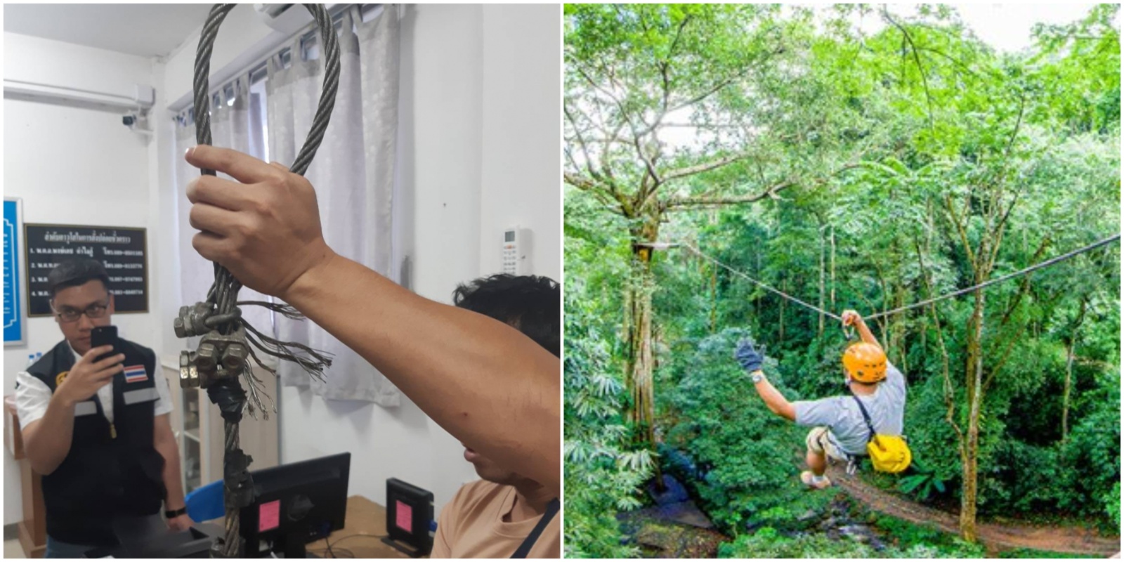 Ziplining Tourist in Chiang Mai Falls to Death After His Weight Causes the Cables to Break - WORLD OF BUZZ