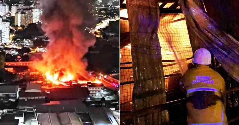 Fire Engulfs Plastic Factory After Over 20 Explosions Were Heard in Setapak - WORLD OF BUZZ 1