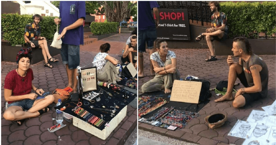 Foreign Backpackers Peddling Items Without License On Jonker Street In Melaka - WORLD OF BUZZ 5