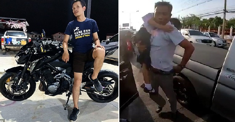 Heroic Biker Saves Girl Suffering from Potentially Deadly Seizure Stuck in Traffic Jam By Rushing Her to Hospital - WORLD OF BUZZ 6