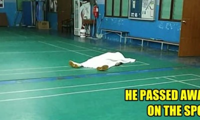 Johor Man Collapses and Dies While He Plays Badminton - WORLD OF BUZZ 1