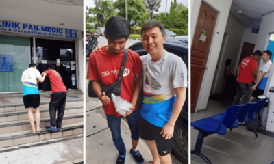 Kind M'sian Uncle Takes Man Who Crashed into His Car to Clinic & Even Pays for The Bill - WORLD OF BUZZ