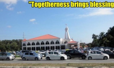 KK church opens gates for ramadan parking - WORLD OF BUZZ 2