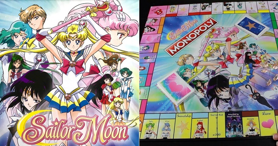 Monopoly Releases New Sailor Moon Edition & They Have Rose-Finished Mystical Weapons Tokens - WORLD OF BUZZ
