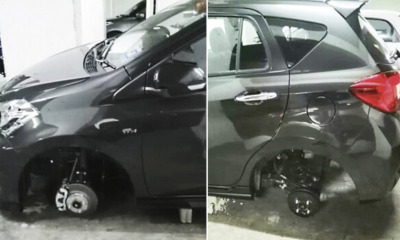 Myvi Tyres Now Targeted By Thieves In Penang For Their Resale Value, Drivers Urged To Be Careful - WORLD OF BUZZ