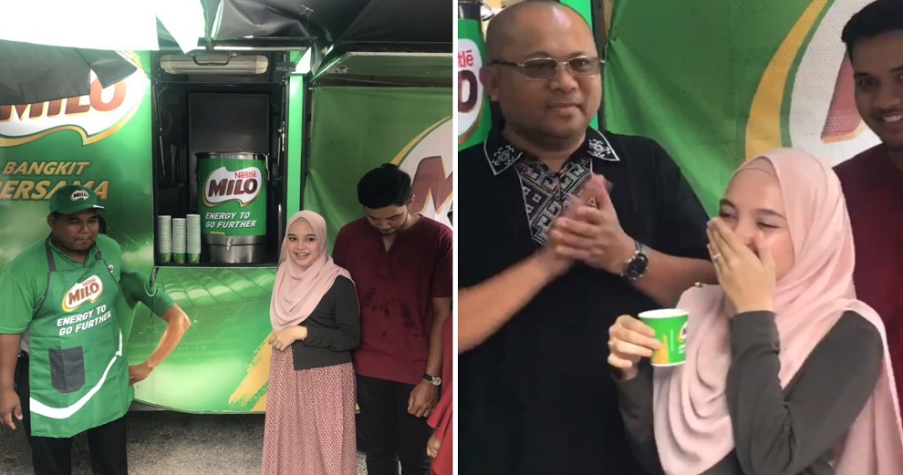 Nestle Malaysia Surprises Pregnant Woman Who Chased Down Milo Truck in Viral Video - WORLD OF BUZZ