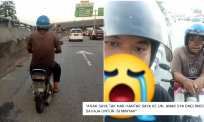 Old Pakcik With Heart Problems Rides Motorbike From Kuantan To IJN After Kid Refused To Send Him - WORLD OF BUZZ 1