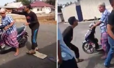 Selangor Teens Bully & Throws Rubbish at Helpless Old Man, Gets Caught by Enraged Villagers - WORLD OF BUZZ
