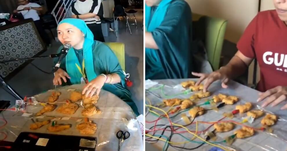 This Creative Malaysian Band Made A Hari Raya Song Using Only KFC Chicken As Instruments! - WORLD OF BUZZ