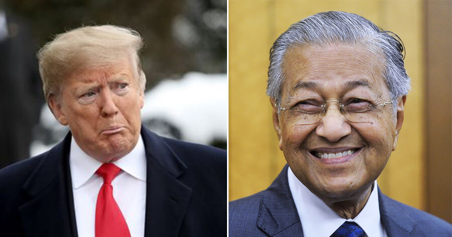 Dr Mahathir Says He Does Not Think He is a Worse Leader Than Donald Trump - WORLD OF BUZZ