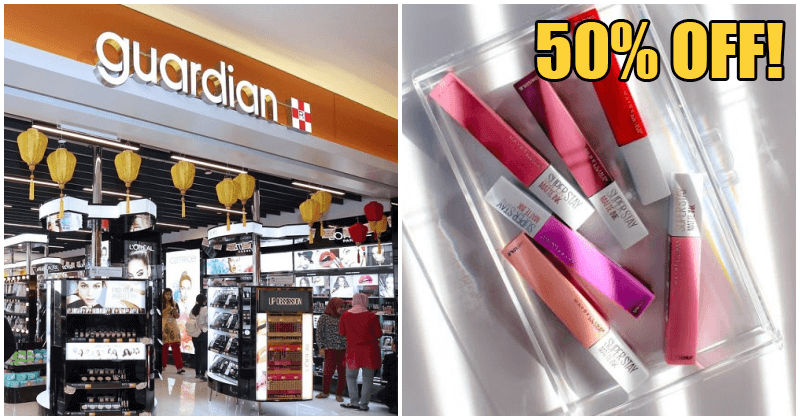 You Can Enjoy 50% Off Cosmetics Products From 22 to 26 May in All Guardian Outlets - WORLD OF BUZZ