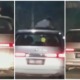 Child Filmed Riding On Car Roof! Parents Adamant That It Was The Child Who Wanted It - WORLD OF BUZZ