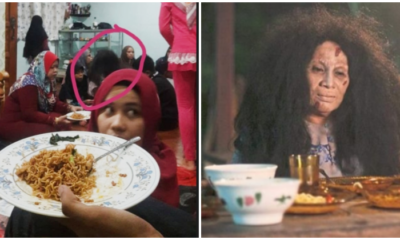 Family Shocked To Discover An Uninvited Spiritual Guest In Image Taken At a Raya Open House - WORLD OF BUZZ