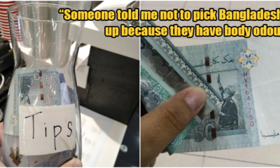 Grab Driver Tipped RM50 By Bangladeshi Guards After 3 Other Drivers Refused To Pick Them Up - WORLD OF BUZZ 3
