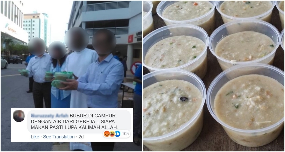 Malacca Priest Gives Out Free Bubur Lambuk to Muslims but Gets Condemned Online - WORLD OF BUZZ