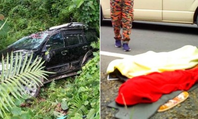 Mother Who Dozed Off Whilst Driving Caused Car To Skid Throwing Daughters Out Of It Before Plunging Into Ravine - WORLD OF BUZZ