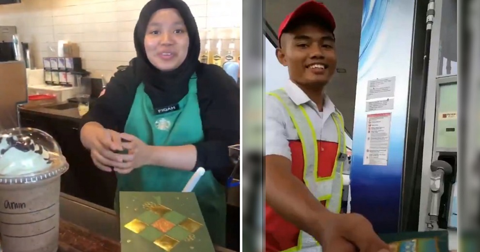 M'sians Are Giving Out 'Duit Raya' to Petrol Station Workers, Baristas & Waiters This Festive Season - WORLD OF BUZZ