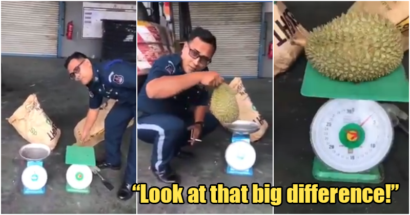 Scammers Tamper With Weighing Scales, Cheats Durian Loving Customers By Charging More - WORLD OF BUZZ 4