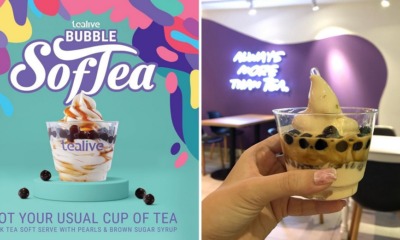 Tealive Now Has Brown Sugar Bubble Tea Soft Serve & They're Exclusively Available At These Outlets! - WORLD OF BUZZ